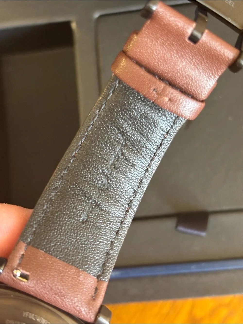 Pininfarina hybrid leather smartwatch
